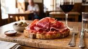 Tostada jamón serrano